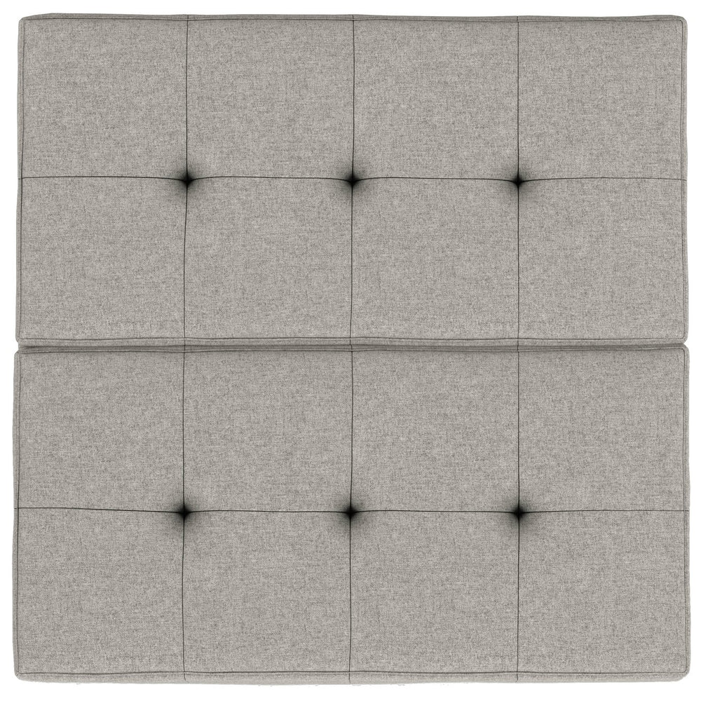 English Elm Dover Stylish Lift Top Coffee Table Ottoman With Storage, Durable Cloud Grey Upholstery & Comfort B136P252680