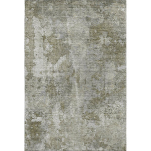 HomeRoots 10' X 14' Beige and Ivory Abstract Washable Area Rug - Stylish, Durable, UV-Protected for Homes 649810