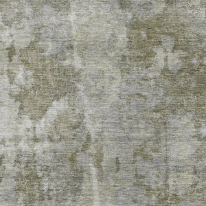 HomeRoots 10' X 14' Beige and Ivory Abstract Washable Area Rug - Stylish, Durable, UV-Protected for Homes 649810