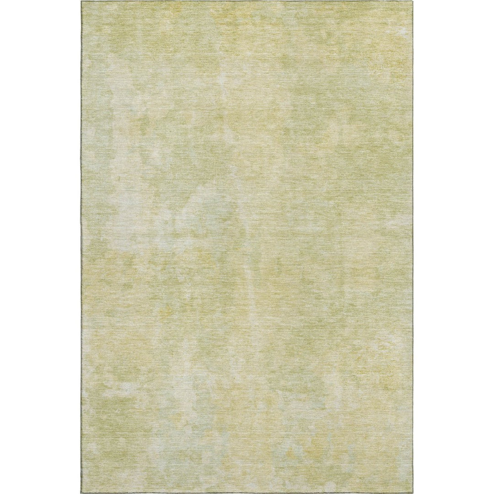 HomeRoots 9' X 12' Gold And Ivory Abstract Area Rug - Washable, UV Protected, Stylish & Stain Resistant Decor 649827