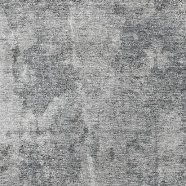 HomeRoots 10' X 14' Gray And Ivory Abstract Area Rug - Washable, UV-Protected, Durable for Busy Homes! 649834