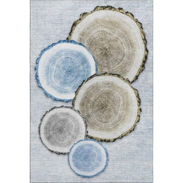 HomeRoots 10' X 14' Woodland Lodge Area Rug – Durable, Washable, UV-Protected, and Stylish for Any Room 649924