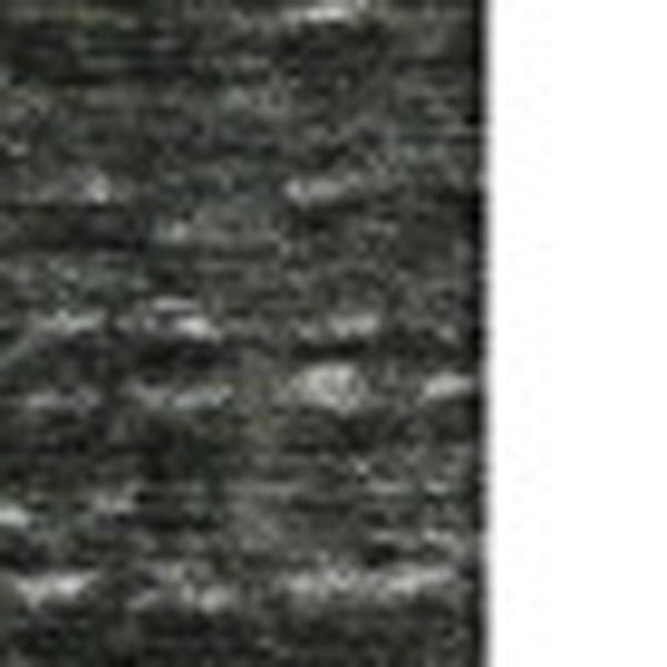 HomeRoots 8' X 10' Charcoal Gray Ikat Area Rug - Washable, Stain-Resistant, UV Protected for Kids & Pets 649988