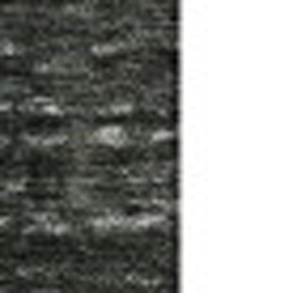 HomeRoots 10' Charcoal and Gray Ikat Washable Area Rug - Stylish, Durable, UV-Protected for Active Homes 649990