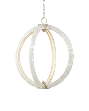 Arietta White Orb Chandelier