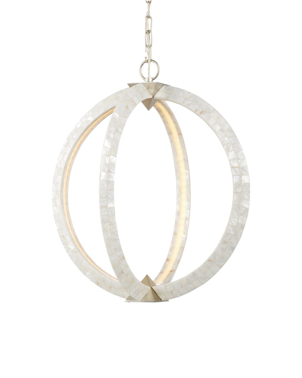 Arietta White Orb Chandelier