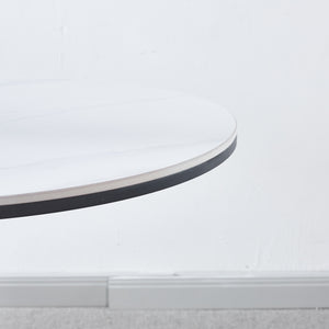 English Elm 31.5"GOLDEN Tulip Dining Table Mid-Century Pedestal Round MDF Top Metal Legs Stylish 2-4p W234P156697