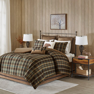 Woolrich Hadley Plaid Lodge/Cabin Oversized Cozy Spun Comforter Set WR10-079 Multi