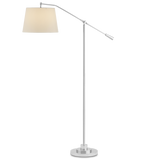 Maxstoke Nickel Floor Lamp