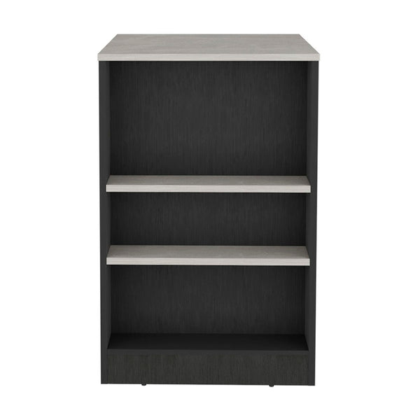 English Elm Portree Kitchen Island With Multifunctional Design, 3 Shelves, Space-Saving Storage & Modern Style B070P188818-GIGA