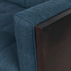 English Elm Christopher Knight Home® - 3-Seater Sofa - Stylish Navy Blue Upholstered Mid-Century Design With Button-Tufted Comfort & Durability 69871.00A_69871.00B