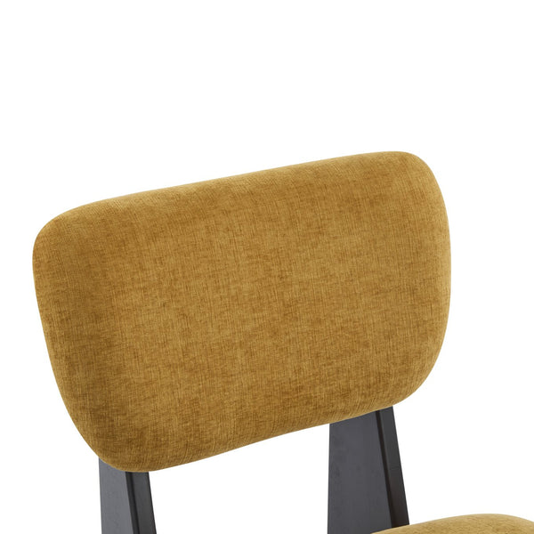 English Elm Christopher Knight Home® - [Set of 2] Modern Lounge Chair with Polyester Upholstery and Solid Wood Base — Minimalist Comfort for Home Black,Yellow N767P241702Y