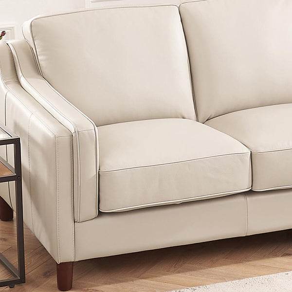 English Elm Bella Leather Sofa Collection – Double-Sloped Track Arms, Sewn-In Cushions, Clean Lines, Timeless Charm B2705P211799