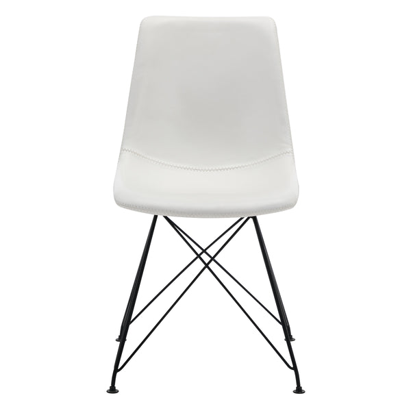 OSP Home Furnishings Trenton Chair  - Set of 2 White