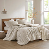 Chapel Hill Harper Modern/Contemporary Oversized Cotton Matelasse Comforter Set CH10-013 Natural