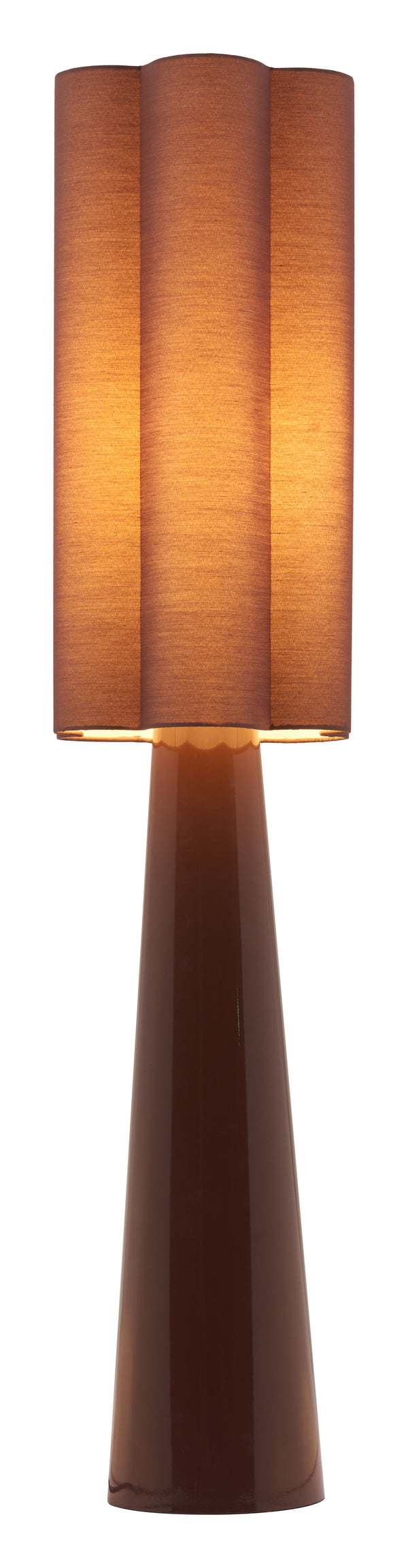 Zuo Modern Violet Floor Lamp In Brown - Modern Design, High-quality Pvc & Steel, Chic Addition For Any Room Brown Pvc,Steel 56176-zuo-modern