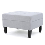 Christopher Knight Home® - Noble House - Zahra Contemporary Tufted Fabric Ottoman