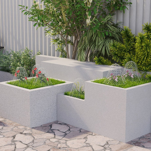 English Elm Outsunny Garden Chicken Wire Cloches - 6 Pack Metal Plant Protectors For Seedlings & Herbs W2225P200895-GIGA