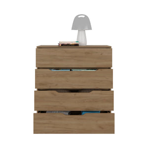 English Elm Aralia Four Drawer Dresser Natural Oak Finish Scandinavian Bedroom Storage B097P474285