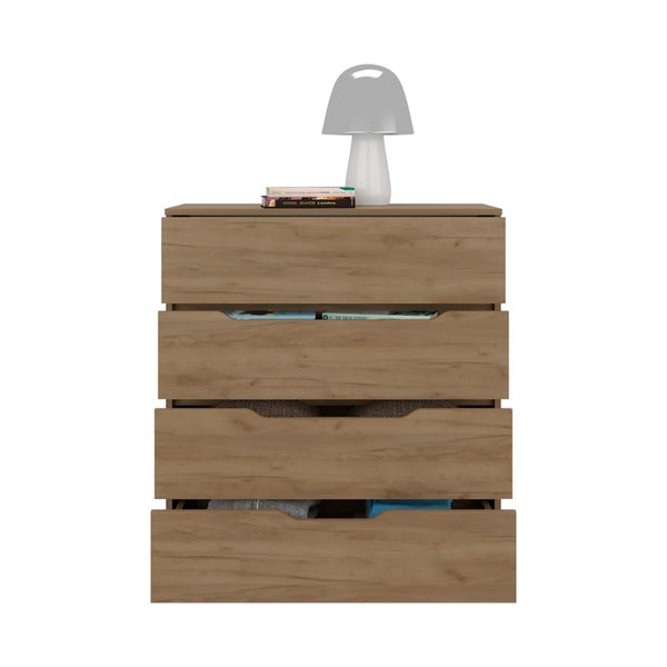 English Elm Aralia Four Drawer Dresser Natural Oak Finish Scandinavian Bedroom Storage B097P474285
