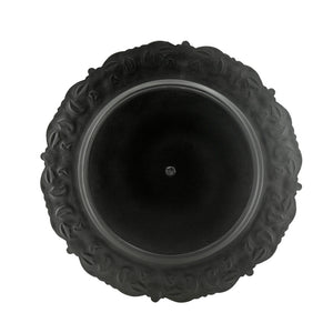 English Elm 6 Plastic Charger Plates Set 14" - Premium Medium-Weight Dinner Chargers for Stylish Table Settings Gold W2078P234117