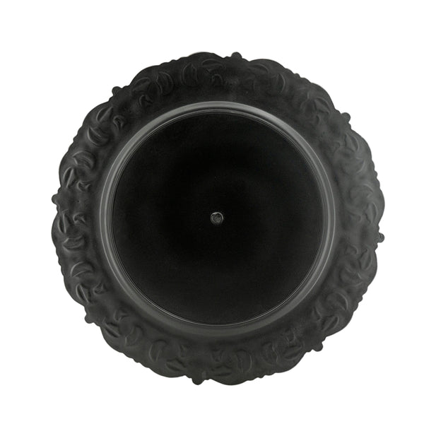 English Elm 6 Plastic Charger Plates Set 14" - Premium Medium-Weight Dinner Chargers for Stylish Table Settings Gold W2078P234117