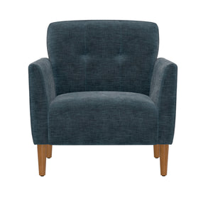 English Elm Wallace & Bay - Blue Accent Chair with Pacific Ocean Hue, Engineered Wood, Transitional Style, Easy-Care Comfort B2709P212531