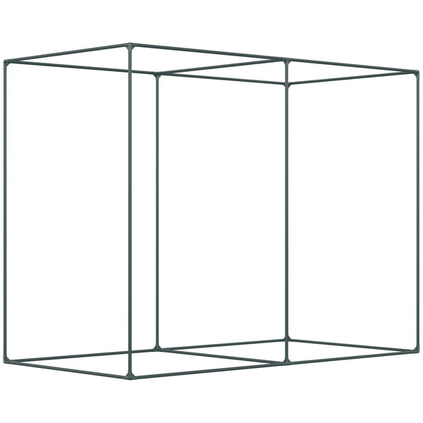 English Elm Outsunny 6' X 3' Durable Crop Cage - Protective Plant Tent With Easy Access For Garden Harvesting W2225P174483-GIGA