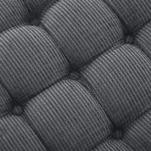 English Elm Christopher Knight Home® - 29.5'' Storage Bench with Button-Tufted Fabric, Tassel-Trim Ottoman with Hidden Compartment for Bedroom Grey 30.25 L x 18.5 W x 14 H N761P335817E