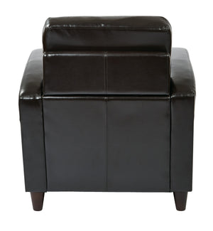 OSP Home Furnishings Venus Club Chair Espresso
