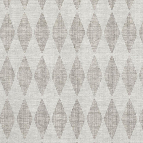 HomeRoots 10' Beige and Ivory Diamond Area Rug - Washable, UV-Protected, Perfect for Busy Homes & Stylish Decor 650020