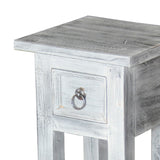 Sutter Accent Table - Whitewash 6500505 Elk Home