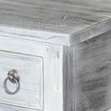 Sutter Accent Table - Whitewash 6500505 Elk Home