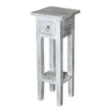 Sutter Accent Table - Whitewash 6500505 Elk Home