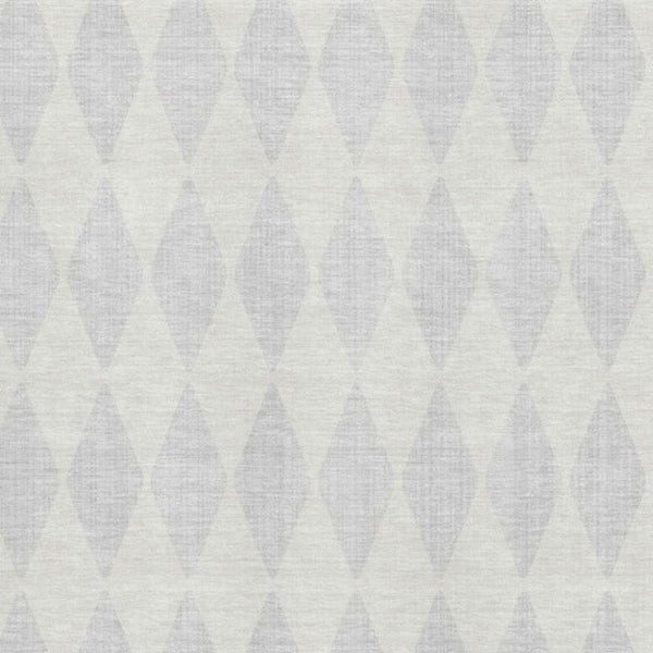 HomeRoots 5' X 8' Silver and Ivory Diamond Area Rug - Washable, UV Protected, Stylish & Durable for Any Room 650118
