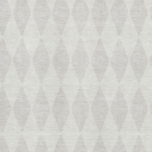 HomeRoots 9' x 12' Ivory and Beige Diamond Area Rug – Washable, UV Protected, Stylish for Active Lifestyles 650139