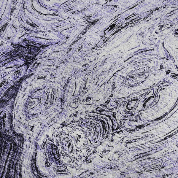 HomeRoots 9' X 12' Stylish Purple and Ivory Abstract Area Rug - Washable, Stain-Resistant, UV Protected Beauty! 650175