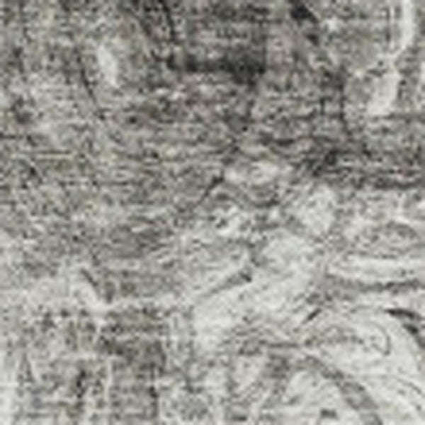 HomeRoots 10' X 14' Silver and Gray Abstract Area Rug - Washable, Stain Resistant with UV Protection for Modern Spaces 650182