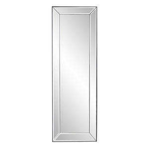Howard Elliott Vogue Mirror - Elegant Beveled Frame Design For Stunning Home Decor In Entryways And Bedrooms Silver Wood ,Glass 65019-howard-elliott