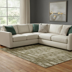 HomeRoots 8' X 10' Moroccan Washable Area Rug in Chocolate & Beige - Durable, Pet-Friendly, UV Protected Design 650204
