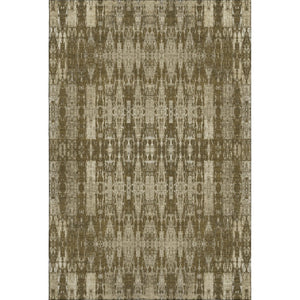 HomeRoots 10' X 14' Chocolate And Beige Moroccan Washable Area Rug - UV Protected, Stain Resistant & Soft Touch 650206