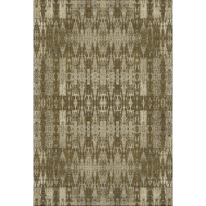 HomeRoots 10' X 14' Chocolate And Beige Moroccan Washable Area Rug - UV Protected, Stain Resistant & Soft Touch 650206