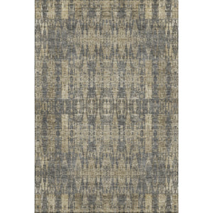 HomeRoots 5' X 8' Gray and Tan Moroccan Area Rug - Washable, UV Protected, Durable for Homes with Kids & Pets 650208