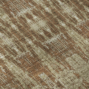 HomeRoots 5' X 8' Chili Red Beige Moroccan Area Rug - Washable, UV-Protected, Durable & Stylish for Any Room 650220