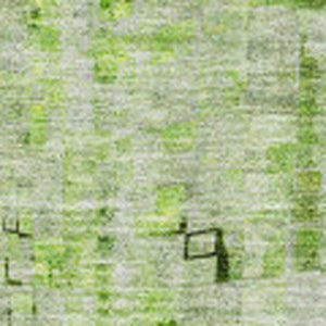 HomeRoots 10' X 14' Green and Gray Abstract Area Rug - Washable, Stain-Resistant, UV-Protected for Modern Homes 650254