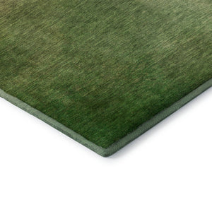 HomeRoots 10' X 14' Stylish Blush & Green Ombre Area Rug - Washable, UV-Protected for Homes with Kids & Pets 650284