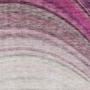 HomeRoots 10' X 14' Washable Ombre Area Rug in Beige, Purple & Blue - UV Protected for Stylish, Easy Care Living 650296