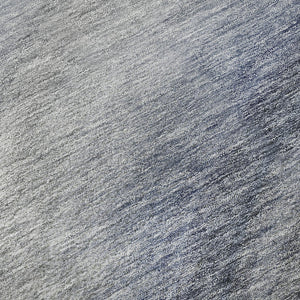 HomeRoots 8' X 10' Ombre Area Rug in Blue, Ivory & Gray - Durable, UV-Protected, Washable for Homes & Outdoors 650300