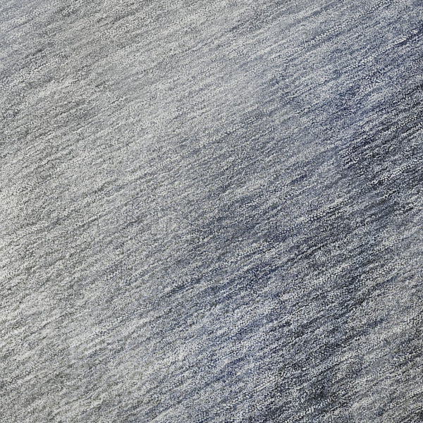 HomeRoots 8' X 10' Ombre Area Rug in Blue, Ivory & Gray - Durable, UV-Protected, Washable for Homes & Outdoors 650300