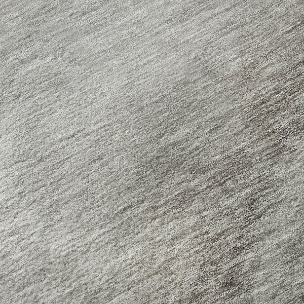 HomeRoots 9' X 12' Washable Gray Ivory Beige Ombre Area Rug – Stylish, Durable, UV-Protected for Homes & Kids 650313